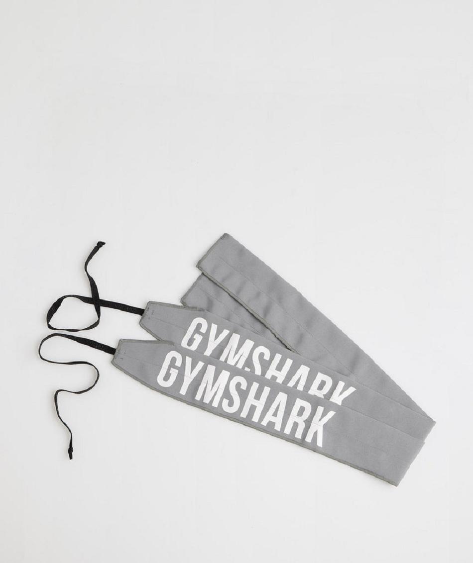 Equipo Gymshark Wrist Straps Self Tie Hombre Gris | CO 3980GSO